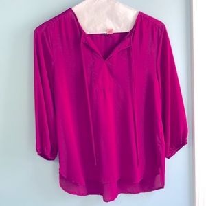 Pink, lightweight long sleeve